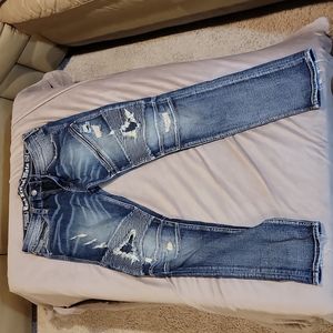 Rock Revival Jezek distressed Jeans. 34 waist. Slim/straight leg